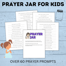 Load image into Gallery viewer, Prayer Printables for Kids | Prayer Prompts | Prayer Chart | Prayer Guide | Prayer Calendar | Prayer Activity | Sunday School Activity
