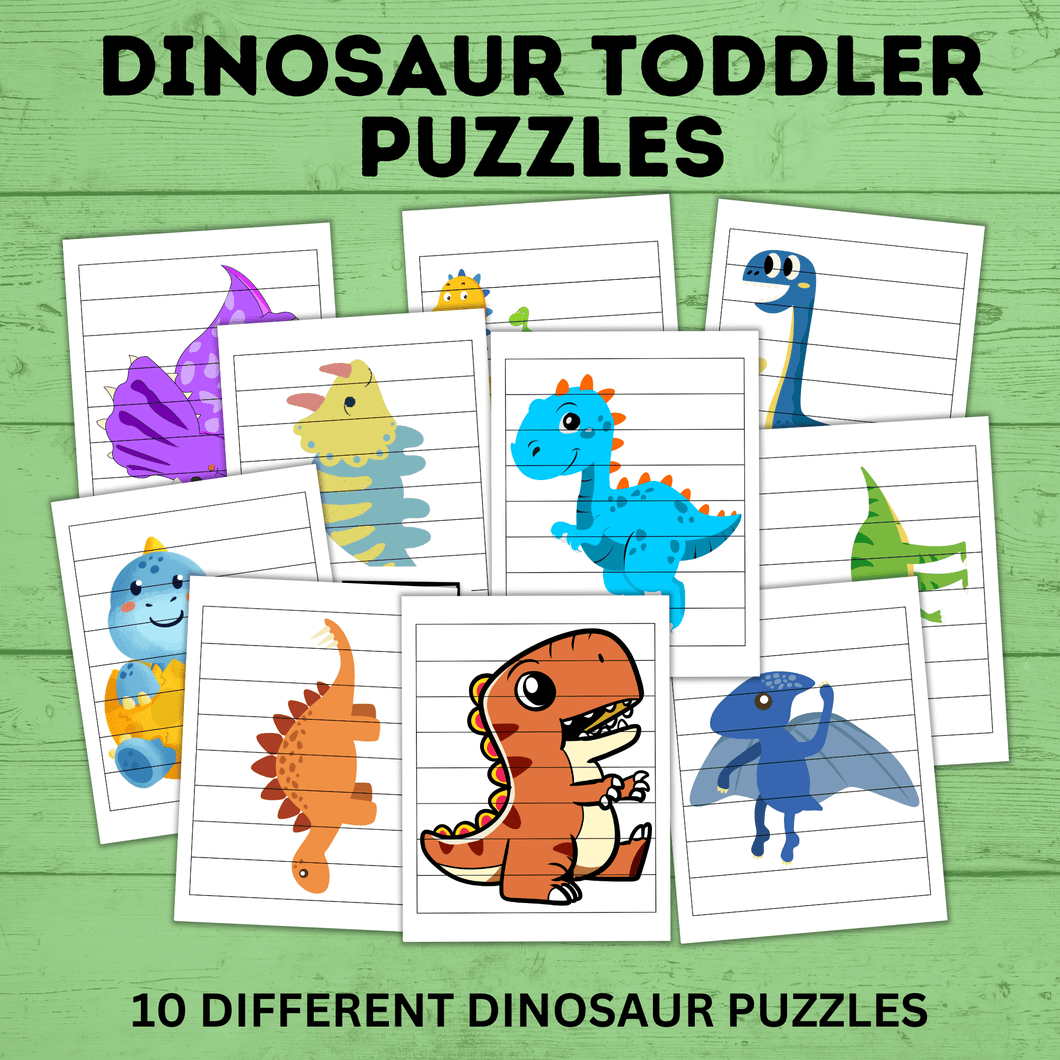 Dinosaur Puzzles for Toddlers | Dinosaur Games | Dinosaur Activity | Toddler Activity