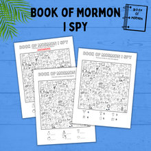 Load image into Gallery viewer, Book of Mormon I Spy for Kids | I Spy | Kids Activities | Kids Printables | Book of Mormon Activity | Book of Mormon Printables | PDF
