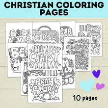 Load image into Gallery viewer, Inspirational Christ Coloring Pages
