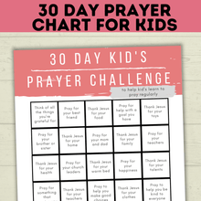 Load image into Gallery viewer, 30 Day Kid&#39;s Prayer Challenge
