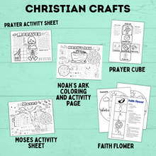 Load image into Gallery viewer, Ultimate Christ Printables Pack for Kids | Christ Printables | Christ Crafts | Prayer Crafts | Church Crafts | Sunday School | Christ
