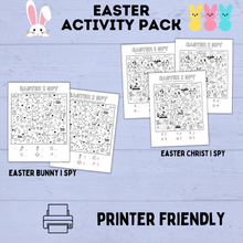 Load image into Gallery viewer, Easter Activity Pack for Kids | Easter Printables | Easter Activities | Easter Crafts | Easter fun pack for kids | Kids Activities | Kids
