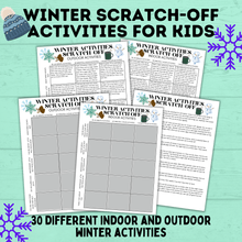 Load image into Gallery viewer, Winter Activities for Kids | Winter Scratch-Off Activities for Kids | Kid&#39;s Scratch-off | Kids Activities | Indoor Activities | Kids
