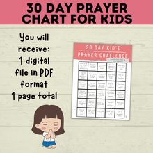 Load image into Gallery viewer, 30 Day Kid&#39;s Prayer Challenge
