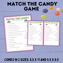 Load image into Gallery viewer, Match the Candy Game for Kids | Kids Games | Kids Activities | Classroom Games | Party Games | Birthday Games | Kids Printables
