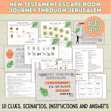 Load image into Gallery viewer, Bible Escape Room | New Testament Escape Room for Kids | Kids Games | Easter Games
