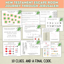 Load image into Gallery viewer, Bible Escape Room | New Testament Escape Room for Kids | Kids Games | Easter Games
