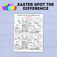 Load image into Gallery viewer, Easter Spot the Difference for Kids | Easter Activities for Kids | Kids Activities | Easter Printables | Easter Games
