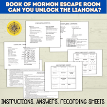 Load image into Gallery viewer, Book of Mormon Escape Room for kids ages 8-12 | Book of Mormon Game
