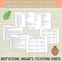 Load image into Gallery viewer, Bible Escape Room | New Testament Escape Room for Kids | Kids Games | Easter Games
