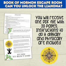 Load image into Gallery viewer, Book of Mormon Escape Room for kids ages 8-12 | Book of Mormon Game
