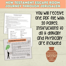 Load image into Gallery viewer, Bible Escape Room | New Testament Escape Room for Kids | Kids Games | Easter Games

