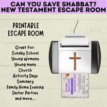 Load image into Gallery viewer, New Testament Escape Room for Youth | Youth Games | Classroom Games | Party Games | Digital Escape Room | Classroom Party | Family Games
