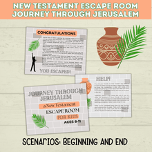 Load image into Gallery viewer, Bible Escape Room | New Testament Escape Room for Kids | Kids Games | Easter Games
