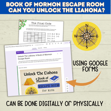 Load image into Gallery viewer, Book of Mormon Escape Room for kids ages 8-12 | Book of Mormon Game
