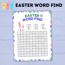 Load image into Gallery viewer, Easter Word Find for Kids | Easter Games| Easter Party | Easter Printables | Family Games| Party Games | Easter Activities
