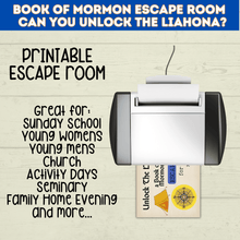 Load image into Gallery viewer, Book of Mormon Escape Room for kids ages 8-12 | Book of Mormon Game
