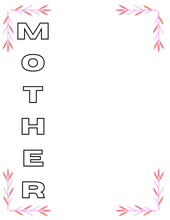 Load image into Gallery viewer, Mother&#39;s Day Acronym Craft for Kids
