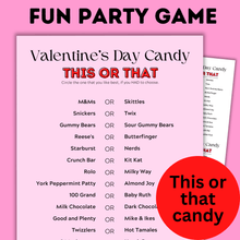 Load image into Gallery viewer, Valentine&#39;s Day This or That for Kids | Party Game | Kids Games
