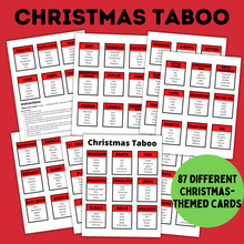 Load image into Gallery viewer, Christmas Taboo | Christmas Games for Kids
