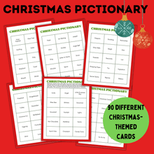 Load image into Gallery viewer, Christmas Pictionary for Kids | Christmas Kid Games | Christmas Charades

