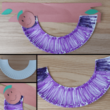 Load image into Gallery viewer, Caterpillar Paper Plate Craft Template
