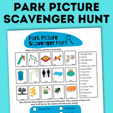 Load image into Gallery viewer, Park Picture Scavenger Hunt for Kids
