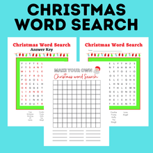 Load image into Gallery viewer, Christmas Word Search | Create Your Own Christmas Word Search
