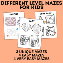 Load image into Gallery viewer, Mazes for Kids for all levels | 23 Mazes
