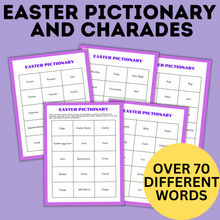 Load image into Gallery viewer, Easter Pictionary | Easter Kid Games | Easter Printables
