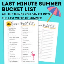 Load image into Gallery viewer, Last Minute Summer Bucket List for Kids | Summer Activities
