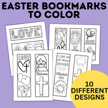 Load image into Gallery viewer, Easter Bookmarks | Kids Bookmarks | Christ Bookmarks | Coloring Pages
