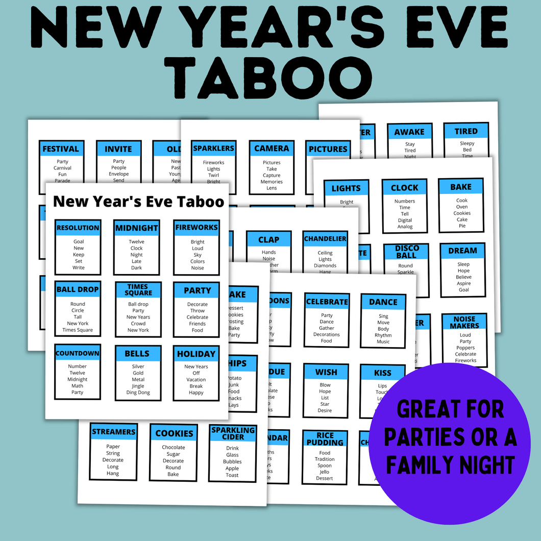 New Year's Eve Game for Kids | Classroom Game | Party Game | Family Game