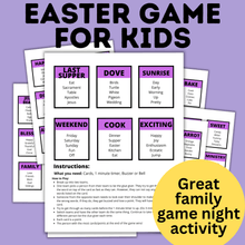 Load image into Gallery viewer, Easter Taboo Game for Kids | Kids games | Easter Games
