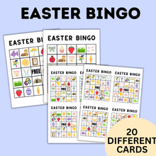 Load image into Gallery viewer, Easter Bingo | Easter Games | Easter Activity for Kids | Kids Bingo | Classroom Game | Kids Games
