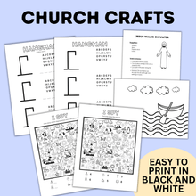 Load image into Gallery viewer, Sunday School Activity Fun Pack | Sunday School Printables | Church Activities
