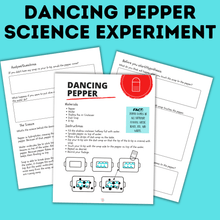 Load image into Gallery viewer, Science for Kids | STEM Activities for Kids | Dancing Pepper Science Experiment | Kids Activities | Kids Science
