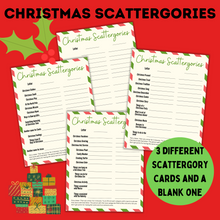 Load image into Gallery viewer, Christmas Scattergories | Christmas Game for Kids | Kids Games
