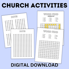 Load image into Gallery viewer, Sunday School Activity Fun Pack | Sunday School Printables | Church Activities
