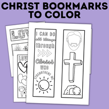 Load image into Gallery viewer, Easter Bookmarks | Kids Bookmarks | Christ Bookmarks | Coloring Pages
