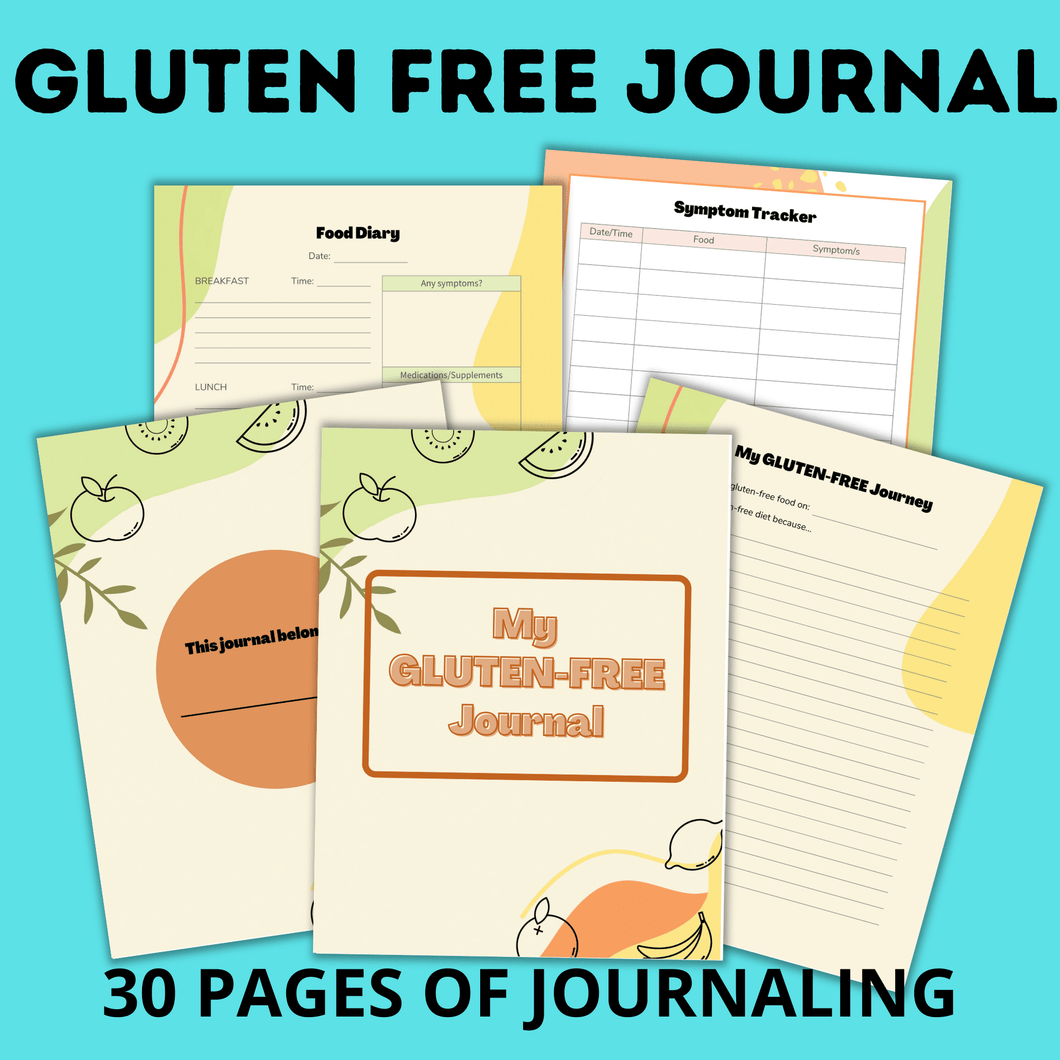 Gluten Free Journal and Planner | Gluten Free Printables