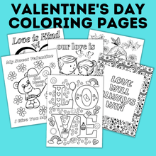 Load image into Gallery viewer, Valentine&#39;s Day Coloring Pages
