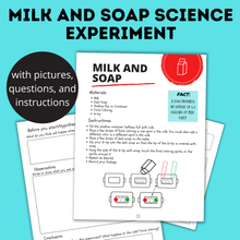 Load image into Gallery viewer, Milk and Soap Science Experiment for Kids
