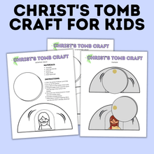 Load image into Gallery viewer, Easter Craft Template | Kids Crafts | Resurrection Crafts
