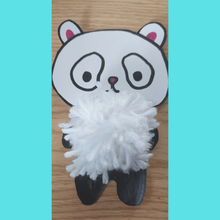 Load image into Gallery viewer, Panda Craft Template for kids
