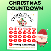 Load image into Gallery viewer, Christmas Countdown Calendar for Kids | Christmas Calendar

