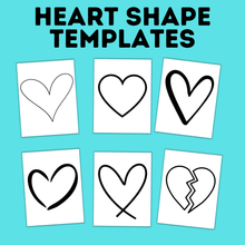 Load image into Gallery viewer, Heart Template | Heart Shape for Crafts | Heart Craft

