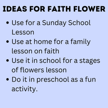 Load image into Gallery viewer, Faith Flower Craft for Kids | Sunday School Craft | Faith Craft
