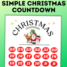 Load image into Gallery viewer, Christmas Countdown Calendar for Kids | Christmas Calendar
